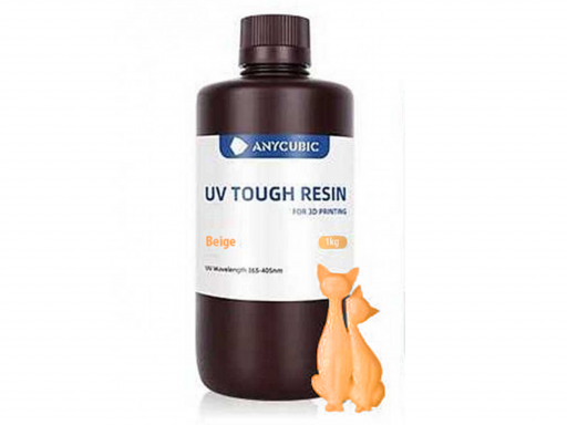 Beige Anycubic Flexible Tough Resin