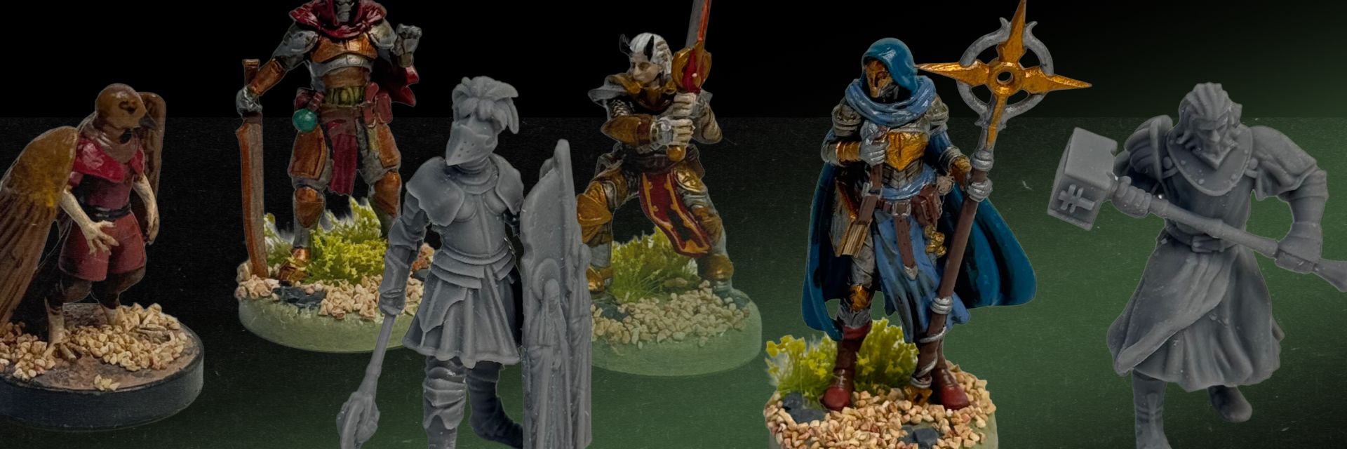 Мініатюри персонажів для настільних рольових ігор